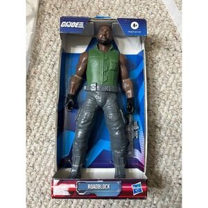 GI Joe Roadblock Action Figure Hasbro 2022 F4430 F1021 AST Green Grey Toy